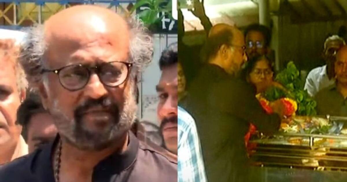 நண்பன் சரத்பாபு மறைவை தாங்க முடியல... நேரில் வந்து கண்ணீர்மல்க அஞ்சலி செலுத்திய ரஜினிகாந்த்