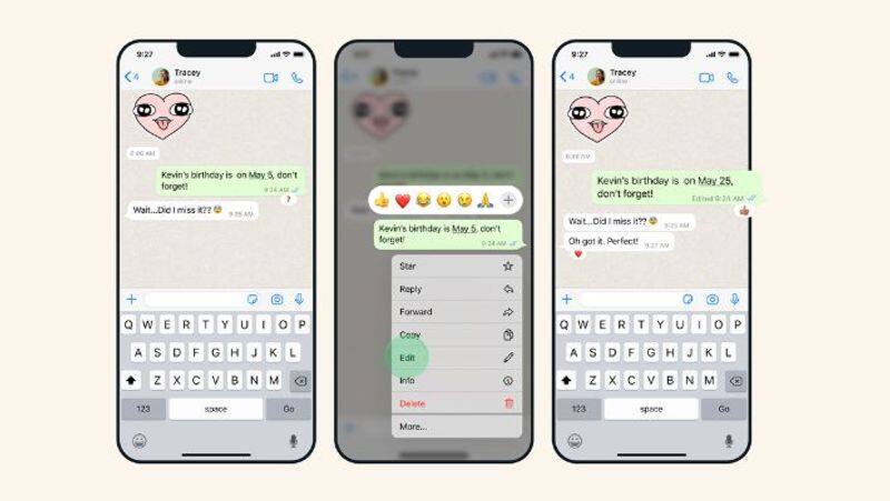 WhatsApp tip: How to quickly edit messages on the app