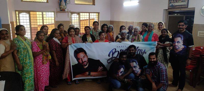 Fans celebrated actor Rahman birthday at the orphanage