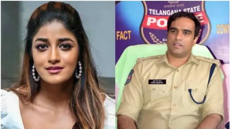 Dimple Hayathi in depression and receiving warning calls after Charged For Hitting Cop Car In Hyderabad sgk Dimple Hayathi in depression and receiving warning calls after Charged For Hitting Cop Car In Hyderabad sgk