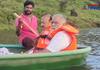 tn Ministers inspecting Kodaikanal lake while riding on Parisil!