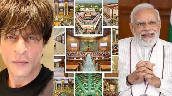 PM Modi reply to Shah rukh khan for express the beauty of new parliament building