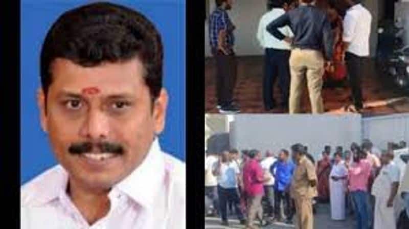 What is the full background of Senthil Balaji brother while the Income Tax department is investigating