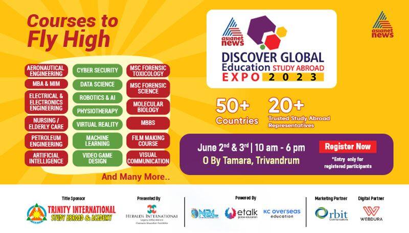Keralas largest foreign education expo discover expo at Thiruvananthapuram on june 2 and 3 details btb 