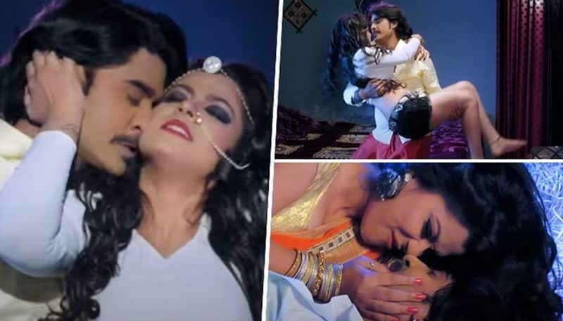 Nidhi Jha Xxx - Bhojpuri SEXY video: Nidhi Jha, Pradeep Pandey's HOT romance in 'Kare Choye  Choye' is not to be missed-WATCH