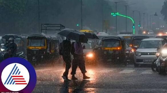 Heavy rains in karnataka weather forecast by  department of Meteorology today rav