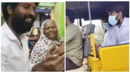 Actor soori went in an auto to meet the fan mother
