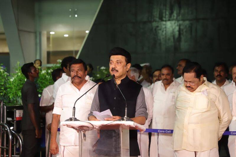 Edappadi Palaniswami said that the foreign tour of the Chief Minister has ended in failure