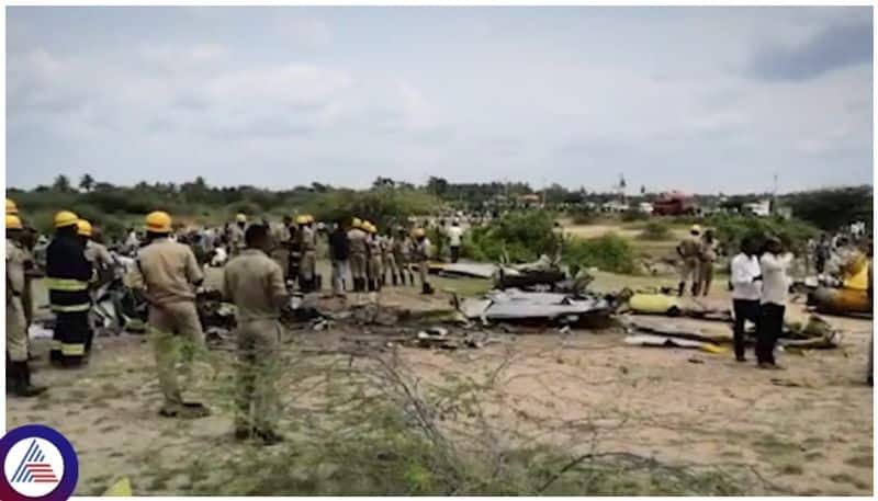 Indian Army pilot training light aircraft has crashed in Chamarajanagar sat