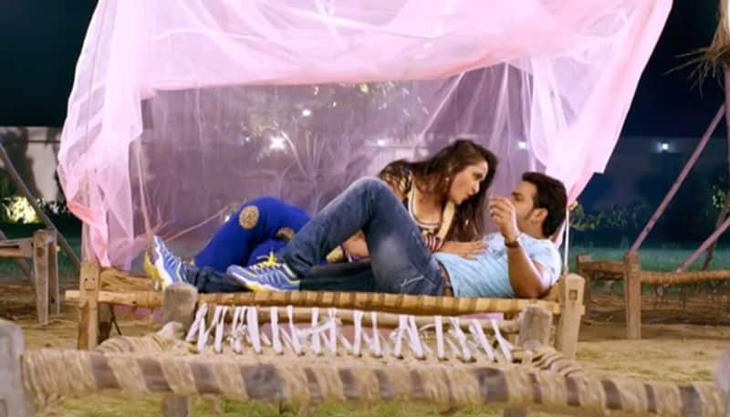 Kajal Raghwani Sexy Video Bhojpuri Actress Pawan Singhs Bold Romantic Song Goes Viral Watch