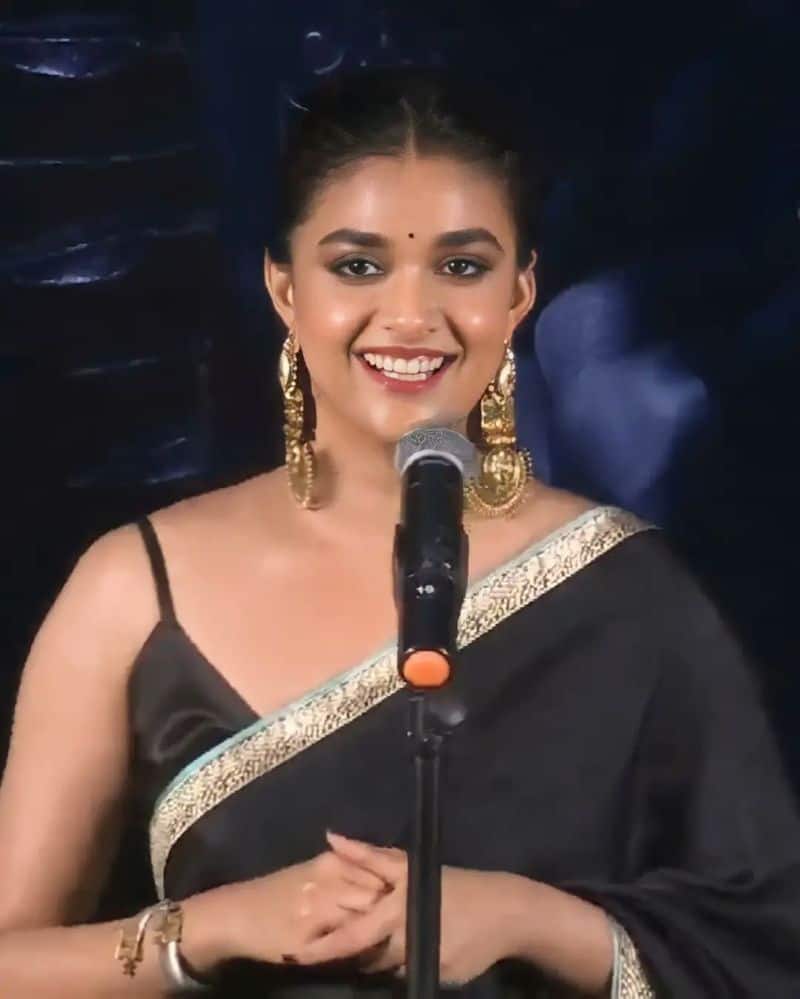 Keerthy suresh about Maamannan movie experience audio launch video goes viral 