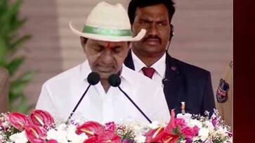 Telangana CM KCR Slams Congress in Mahabubabad BRS meeting lns Telangana CM KCR Slams Congress in Mahabubabad BRS meeting lns