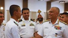 55 Saudi naval cadets are receiving sea training in India
