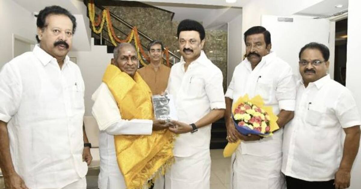 இளையராஜாவுக்கு பொன்னாடை போர்த்தி... பரிசு கொடுத்து... பிறந்தநாள் வாழ்த்து தெரிவித்த முதல்வர் ஸ்டாலின்!