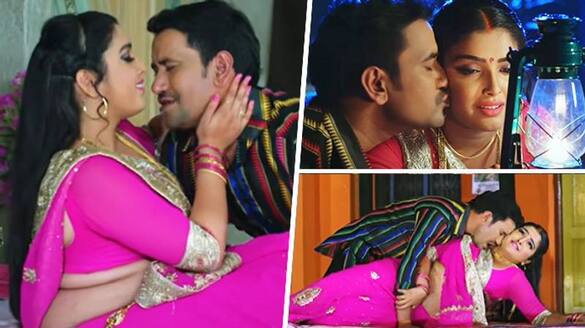 Amrapali Dubey SEXY video Bhojpuri actress Nirahua HOT chemistry on Dhadak Jala Chhatiya  goes VIRAL RBA
