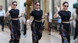 tamannaah curves mind block in black outfit she hul chul in mumbai streets photos goes viral 