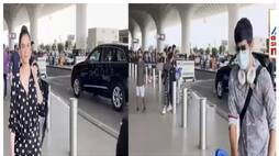 Aditi Rao Hydari and Siddharth spotted in airport nbn