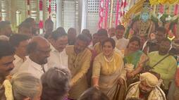 former vice president of india venkaiah naidu in Abhishek Ambareesh and Aviva Wedding sgk