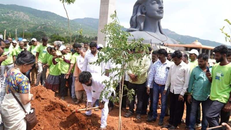 Isha is driving the planting of 10,000 saplings in Chikkaballapur in 2023 as part of the Green Chikkaballapur initiative