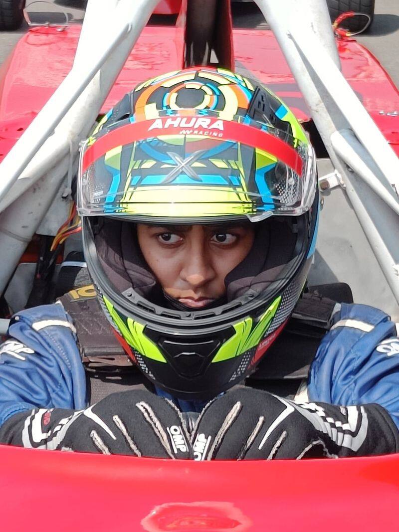 Priyanka is the first woman from Tamil Nadu to participate in the Formula 4 car race