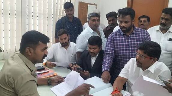 Former BBMP member Umesh Shetty filed a complaint against Congress workers gvd Former BBMP member Umesh Shetty filed a complaint against Congress workers gvd