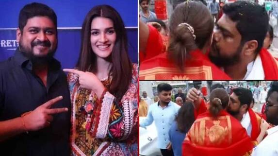 Disrespectful towards Ramayan and Sita Chilkur Balaji temple priest slams Adipurush filmmaker, Kriti Sanon for temple kiss Disrespectful towards Ramayan and Sita Chilkur Balaji temple priest slams Adipurush filmmaker, Kriti Sanon for temple kiss