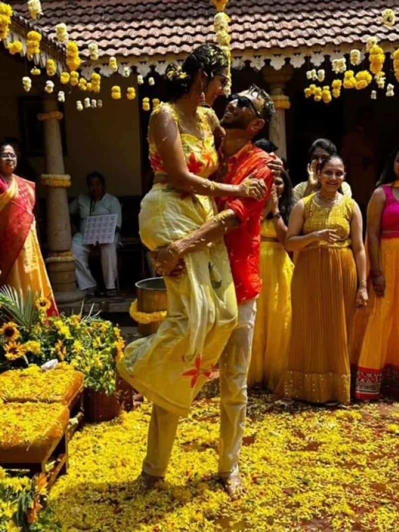 Prasidh Krishna got married to his partner Rachana Krishna today in South Indian Style