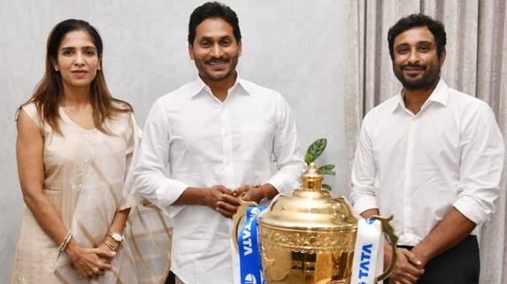 Amid Political Entry Gossips, Former CSK Batter Ambati Rayudu Meets AP CM YS Jagan Mohan Reddy MSV Amid Political Entry Gossips, Former CSK Batter Ambati Rayudu Meets AP CM YS Jagan Mohan Reddy MSV
