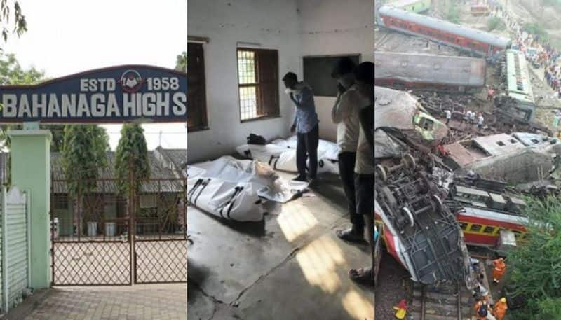 Odisha Train accident: govt school demolished used as a temporarily morgue
