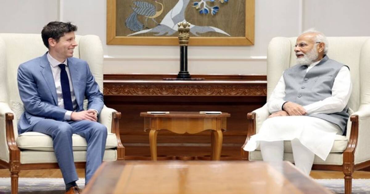 OPEN AI நிறுவனத்தின் சி.இ.ஓ. சாம் ஆல்ட்மன் பிரதமர் மோடியுடன் சந்திப்பு!