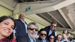 Director Rajiv Menon watches IND vs AUS WTC final with anil Kumble in London oval