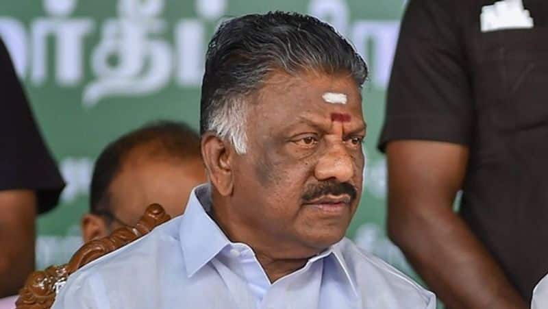 There is no security in the Governor House under the DMK regime... O Panneerselvam tvk