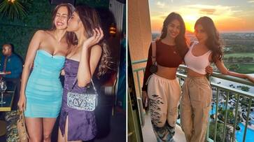 Video Besties Disha Patani and Mouni Roy look stunning in sexy bodycon short dress RBA Video Besties Disha Patani and Mouni Roy look stunning in sexy bodycon short dress RBA