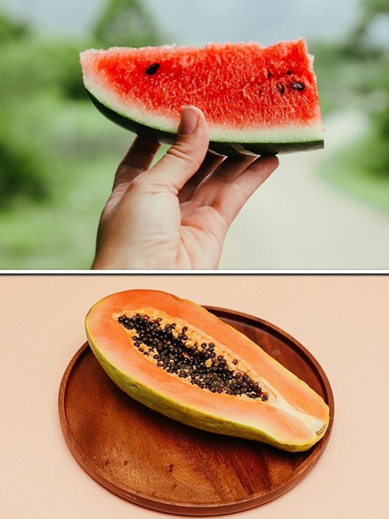 Watermelon to Papaya7 items to get rid of your dark circles