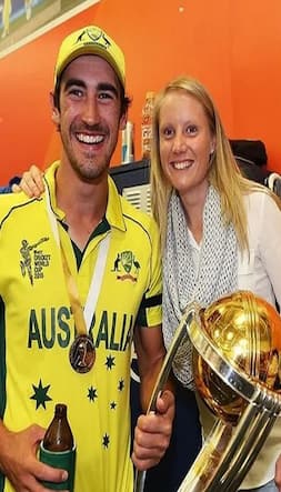 Australian Cricketer Mitchell Starc and Alyssa Healy wins 11 ICC Trophies  Australian pair Kannada news kvn 