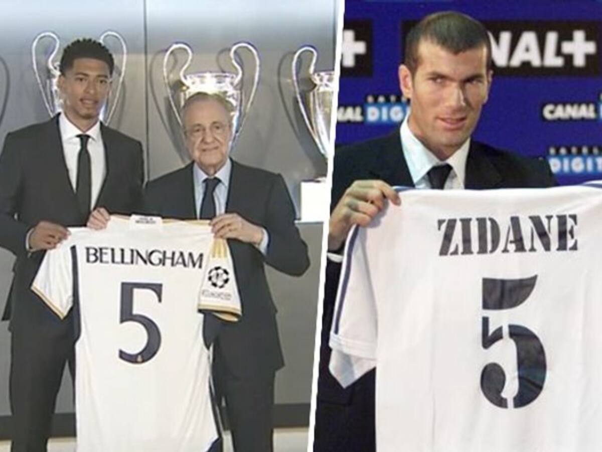 Jude Bellingham will wear the No.5 shirt like Zidane: I admire him and I am  honoured by the legacy of this number