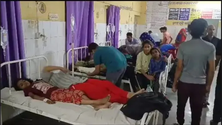 Govt Welfare Hostel Students hospitalised to food poison AKP Govt Welfare Hostel Students hospitalised to food poison AKP