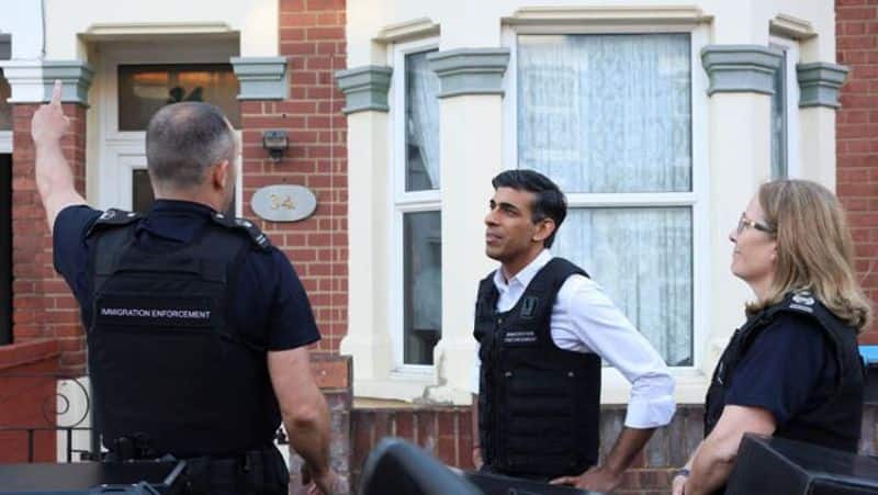 UK PM Rishi Sunak Turns Immigration Officer For A Day, UK Arrests 105