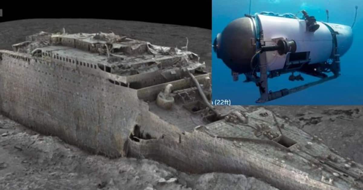 மூழ்கிய டைட்டானிக் கப்பலை பார்வையிட சென்ற நீர்மூழ்கி கப்பல் மாயம்.. சுற்றுலா பயணிகள் கதி என்ன.? பரபரப்பு