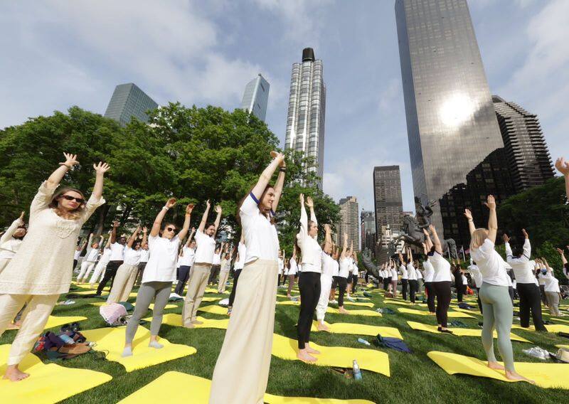 International Day of Yoga: A look at yoga poses performed by PM Modi at UN headquarters AJR