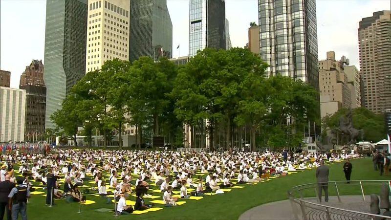 International Day of Yoga: A look at yoga poses performed by PM Modi at UN headquarters AJR