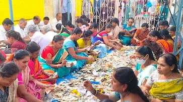 1.04 Crore Collected in the Hundi of Srikantheshwara Temple at Nanjangud in Mysuru grg 1.04 Crore Collected in the Hundi of Srikantheshwara Temple at Nanjangud in Mysuru grg