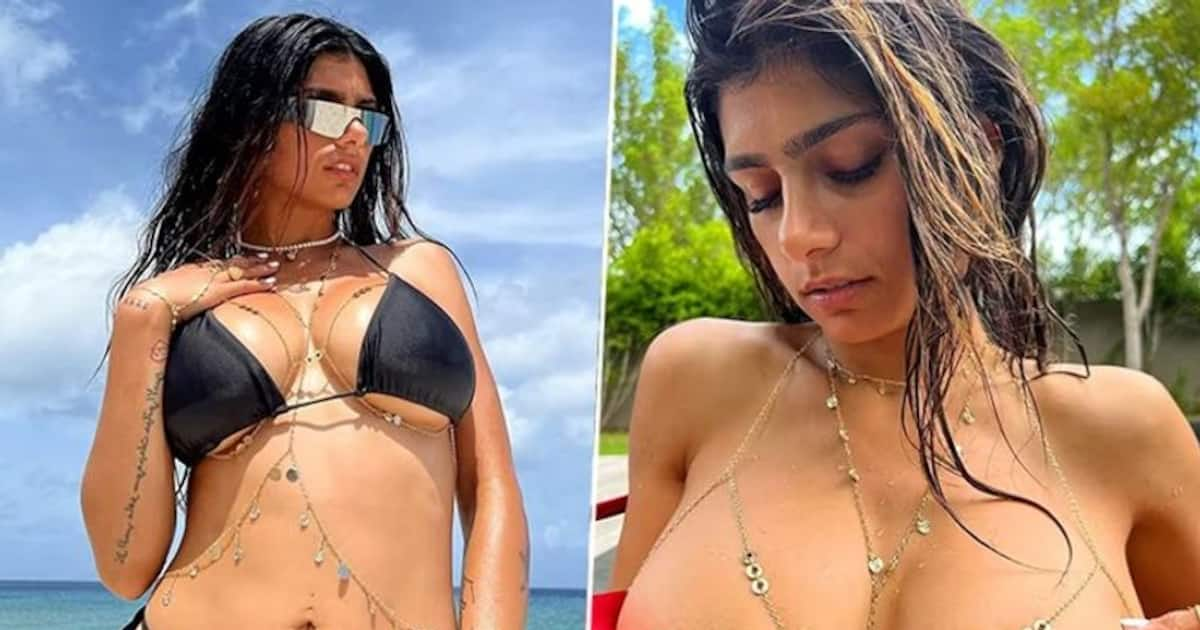 Priya Khalifa Videos - Mia Khalifa HOT Photos: Model stuns fans with smouldering curves, cleavage  in jaw-dropping Bikinis