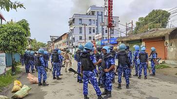 violence in manipur as protesters tried to barge into police station demanding release arrested five youths, curfew reimposed kms violence in manipur as protesters tried to barge into police station demanding release arrested five youths, curfew reimposed kms