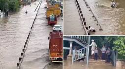 WATCH Heavy rains lash Gurugram, videos of waterlogging in many areas go viral snt