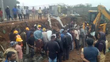 4 killed in private college compound wall collapse in Coimbatore 4 killed in private college compound wall collapse in Coimbatore