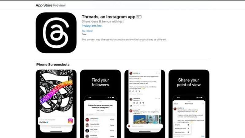 Instagram Twitter alternative Threads appear on Apple App Store; likely to debut on July 6