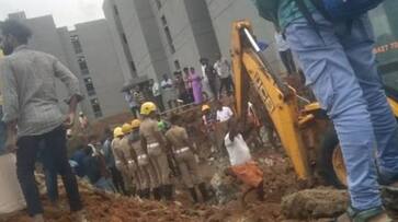coimbatore college compound wall collapse...death toll rises to 5 coimbatore college compound wall collapse...death toll rises to 5