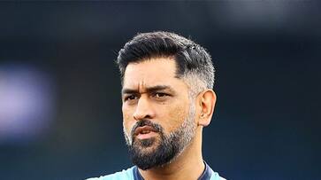 Fans celebrate MS Dhoni 42nd Birthday With 52 feet cut-out in Hyderabad Fans celebrate MS Dhoni 42nd Birthday With 52 feet cut-out in Hyderabad