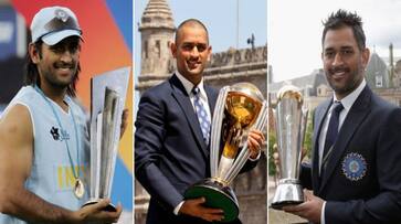 MS Dhoni is the Only Captain to won T20 and ODI World Cup and Champions Trophy MS Dhoni is the Only Captain to won T20 and ODI World Cup and Champions Trophy